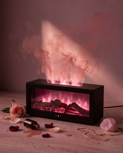 FlameMist ™ - Portable Aromatherapy Fireplace